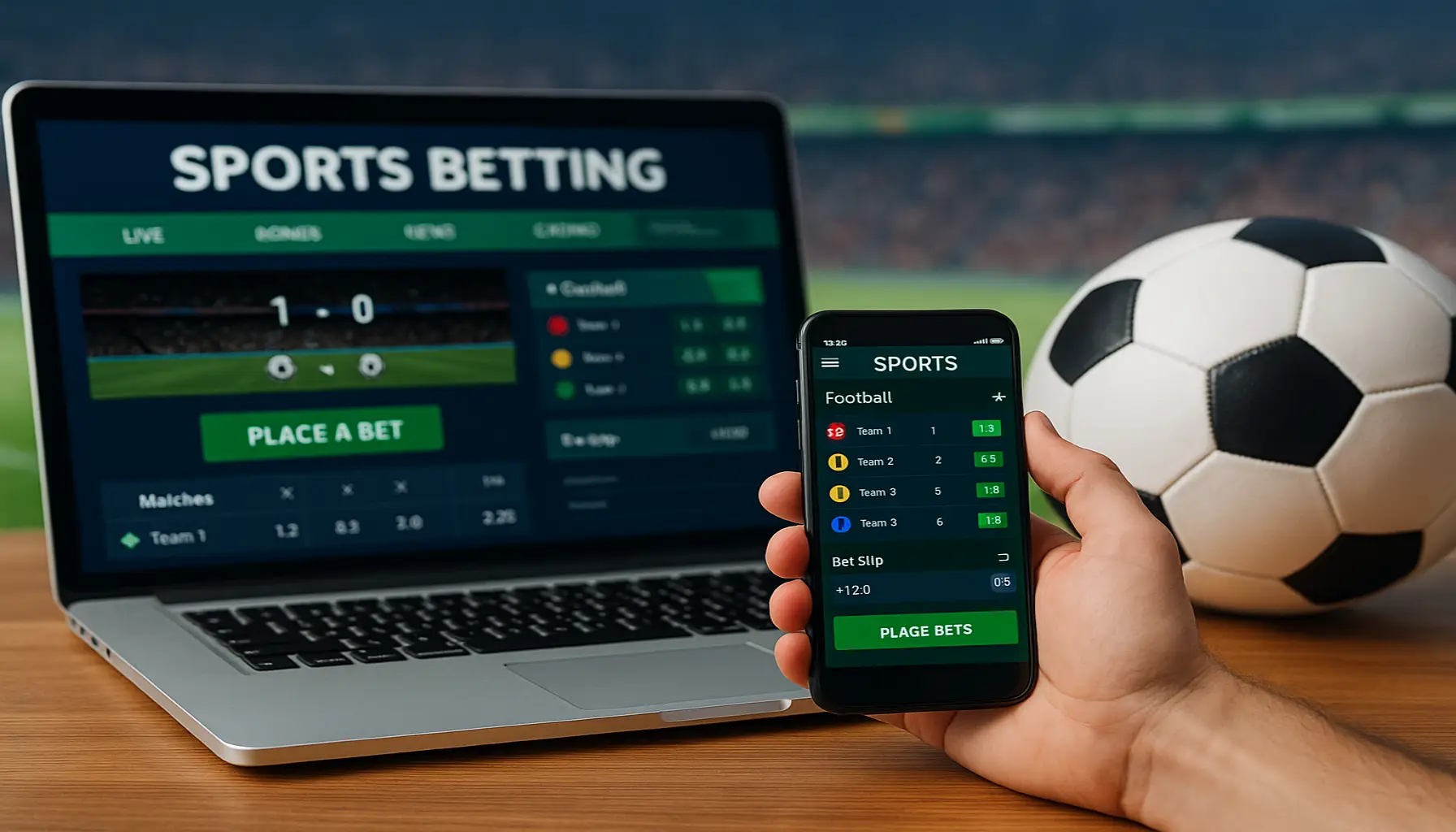 Apostas esportivas no cassino online RAPWIN