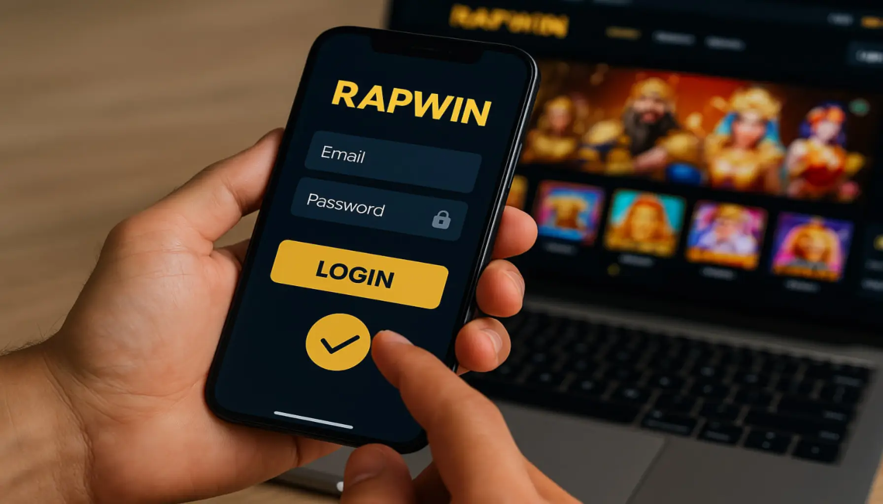 Login no Cassino RAPWIN